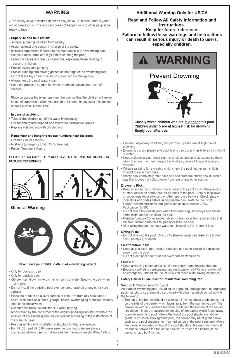 Bestway 91051 manual