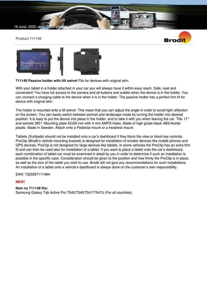 Brodit 711148 User manual