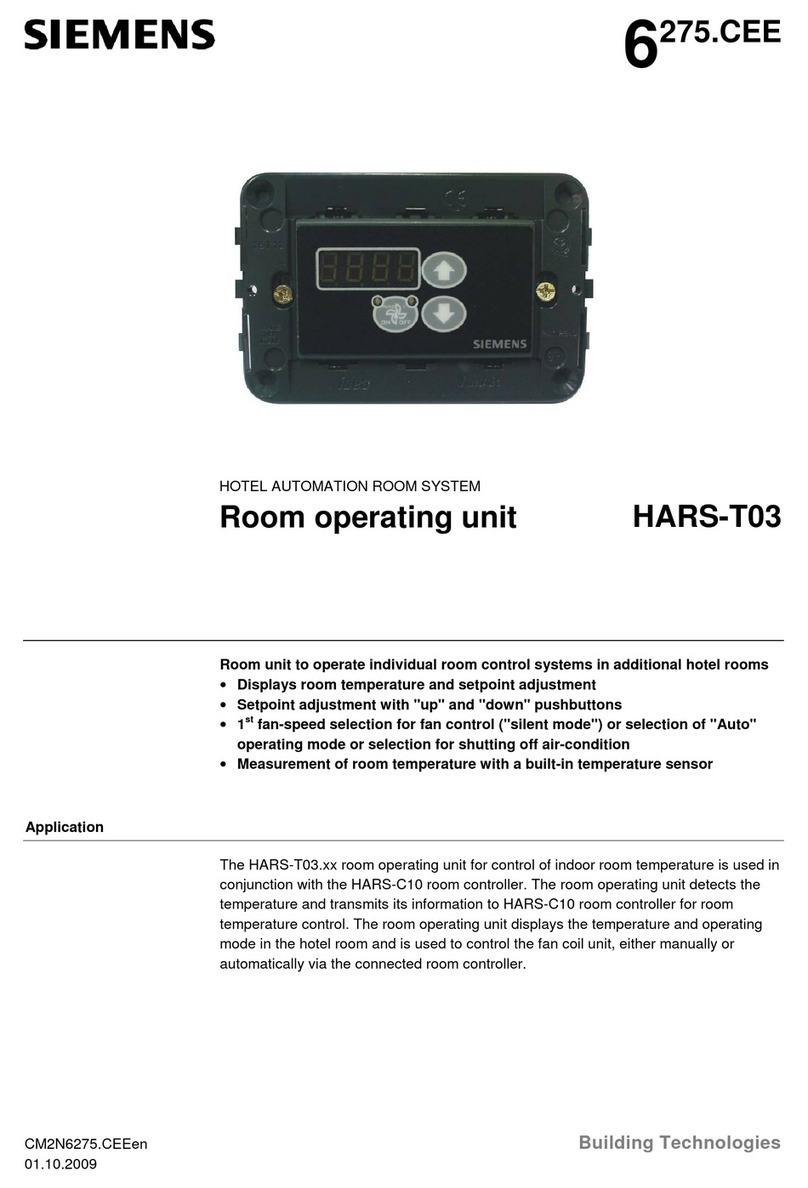 Siemens HARS-T03 Series User manual