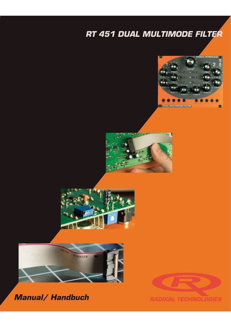 RADIKAL TECHNOLOGIES RT 451 manual