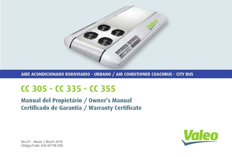 Valeo CC 305 User manual