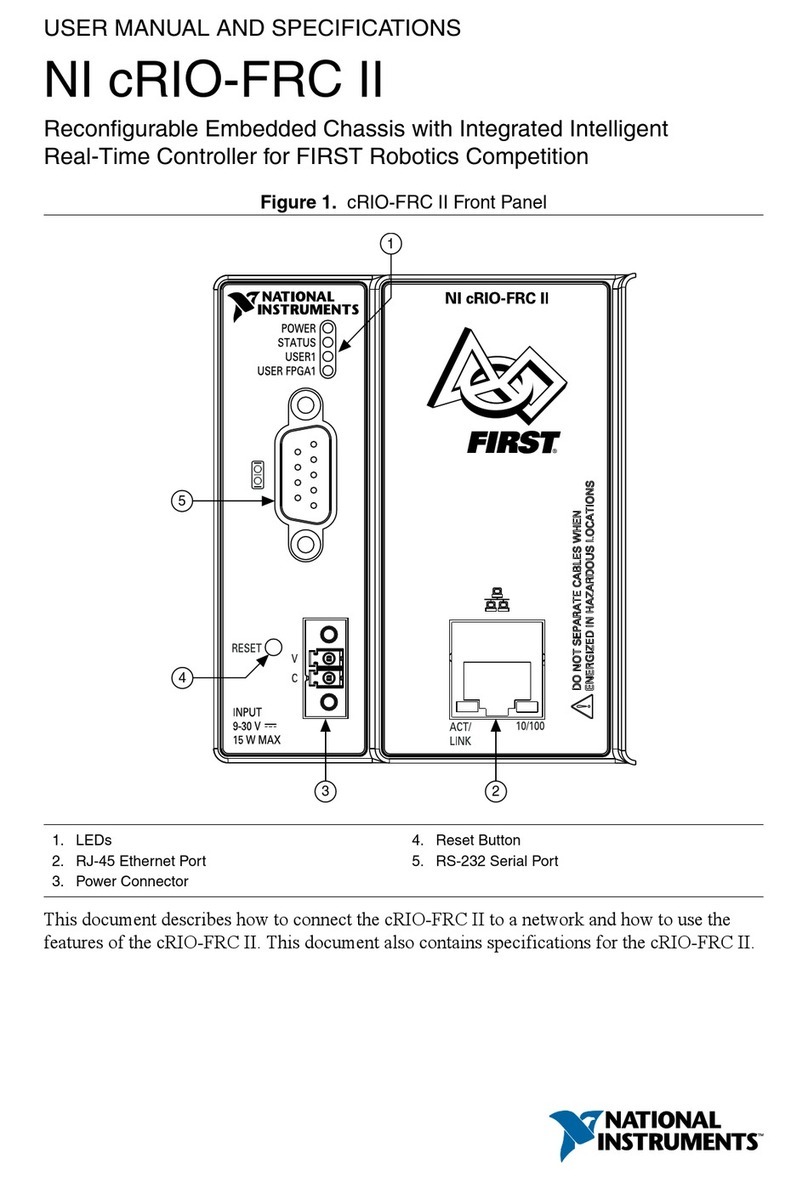 National Instruments cRIO-FRC II User manual and specifications National Instruments cRIO-FRC II User manual and specifications