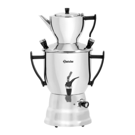 Bartscher Samovar 3L instruction manual