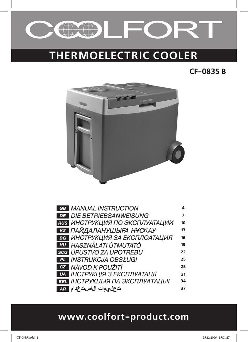 COOLFORT CF-0835 B Manual instruction