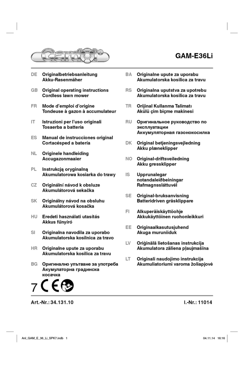 Gardol GAM-E36Li User manual Gardol GAM-E36Li User manual