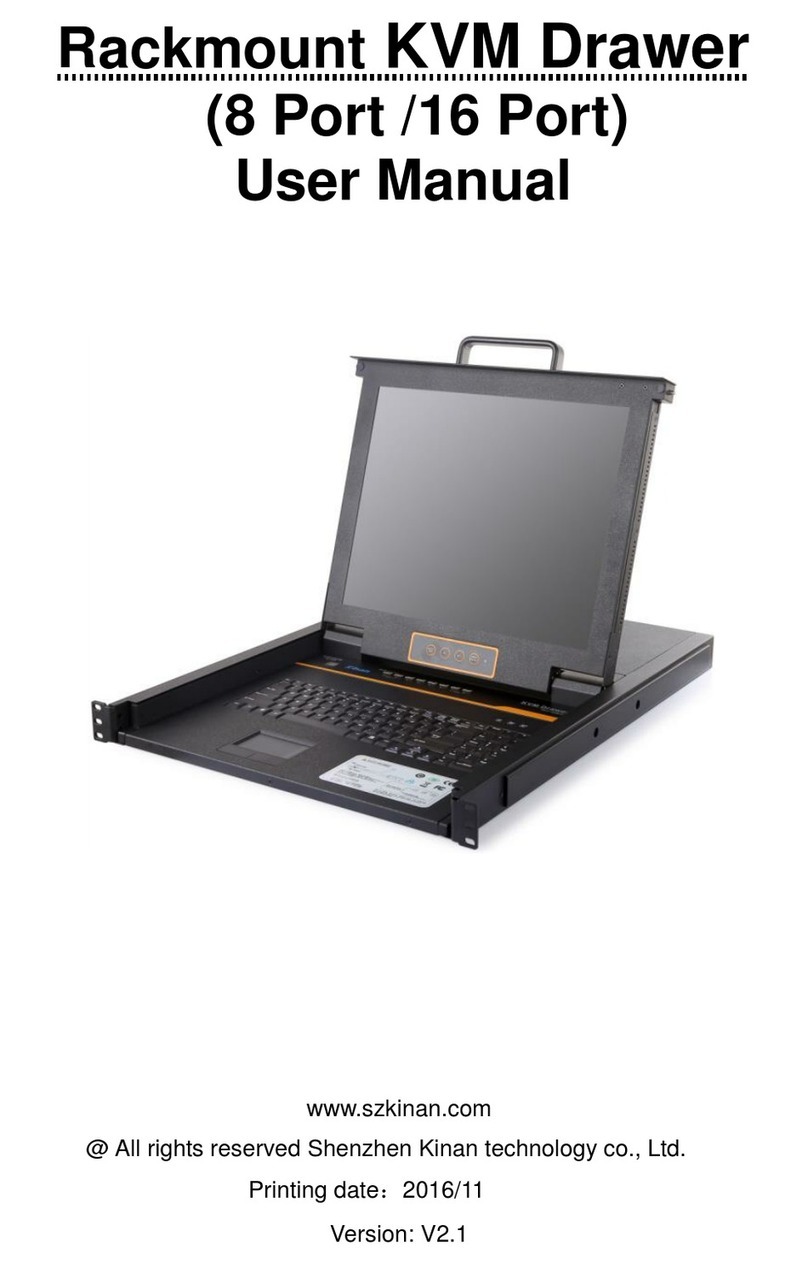 Shenzhen Kinan Technology KVM-1708A User manual