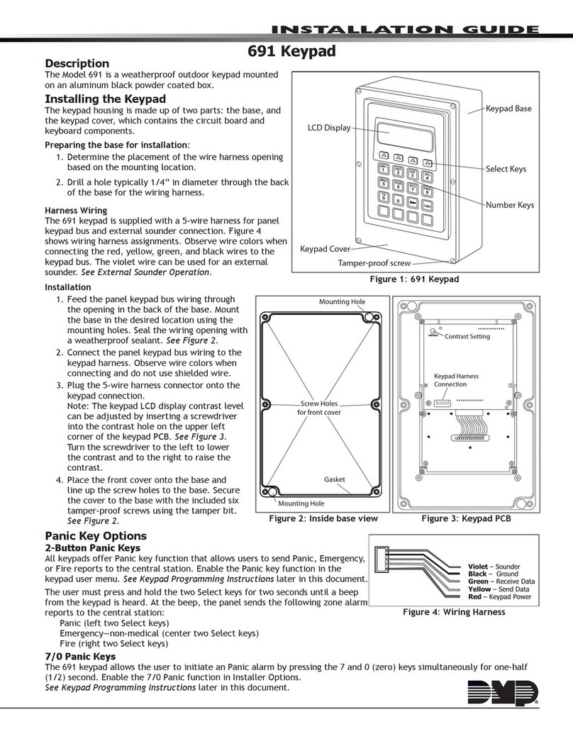 DMP Electronics 691 User manual DMP Electronics 691 User manual