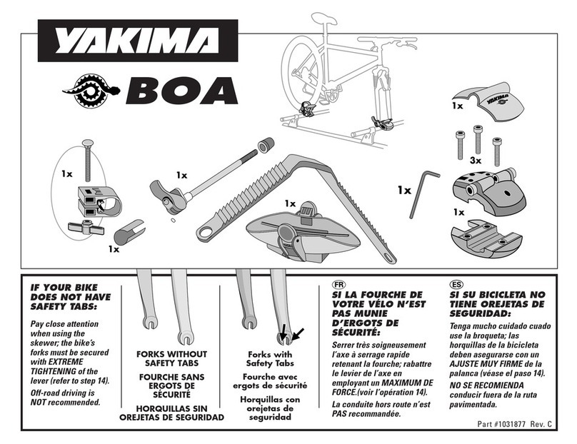 Yakima BOA User manual