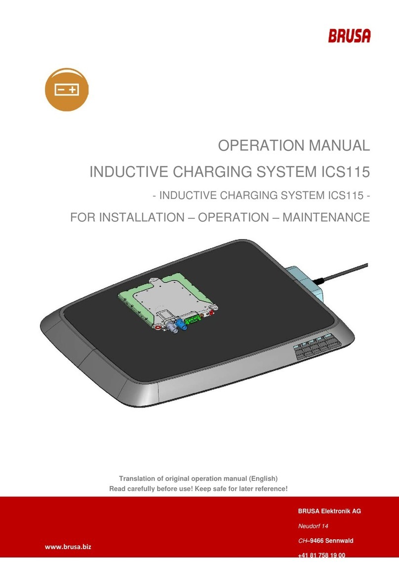 Brusa ICS115 Operation manual