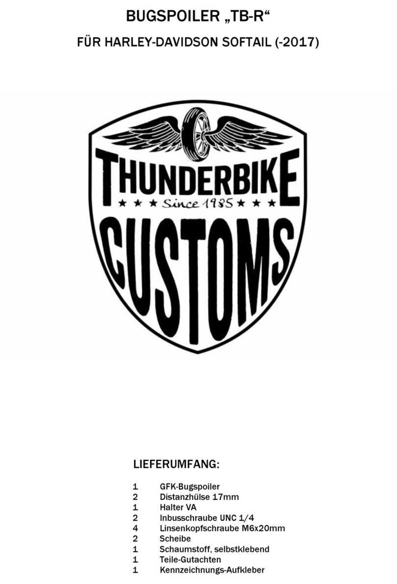 Thunderbike TB-R User manual