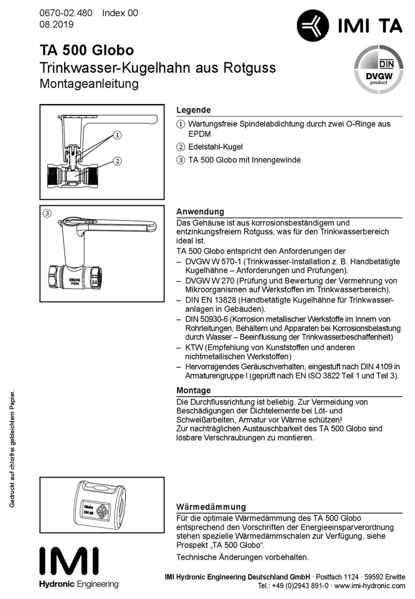 IMI TA 500 Globo User manual