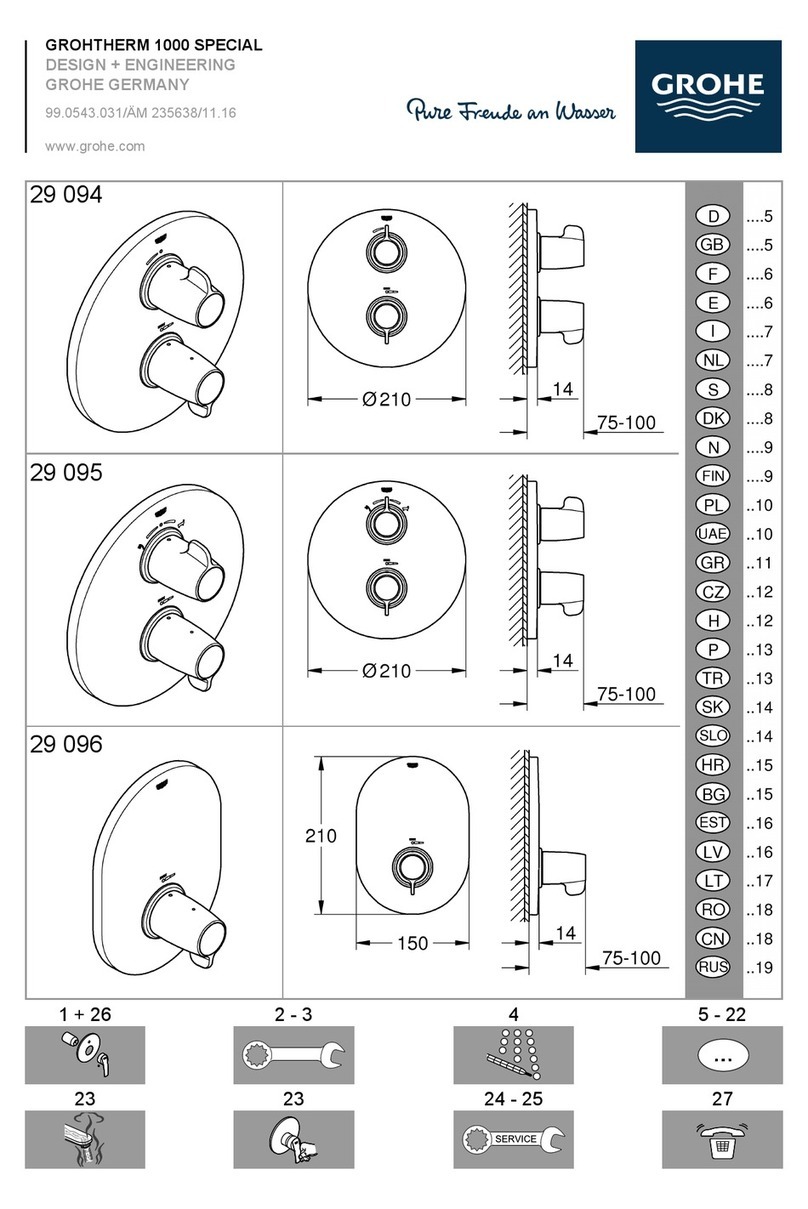 Grohe GROHTHERM 1000 SPECIAL 29 094 manual