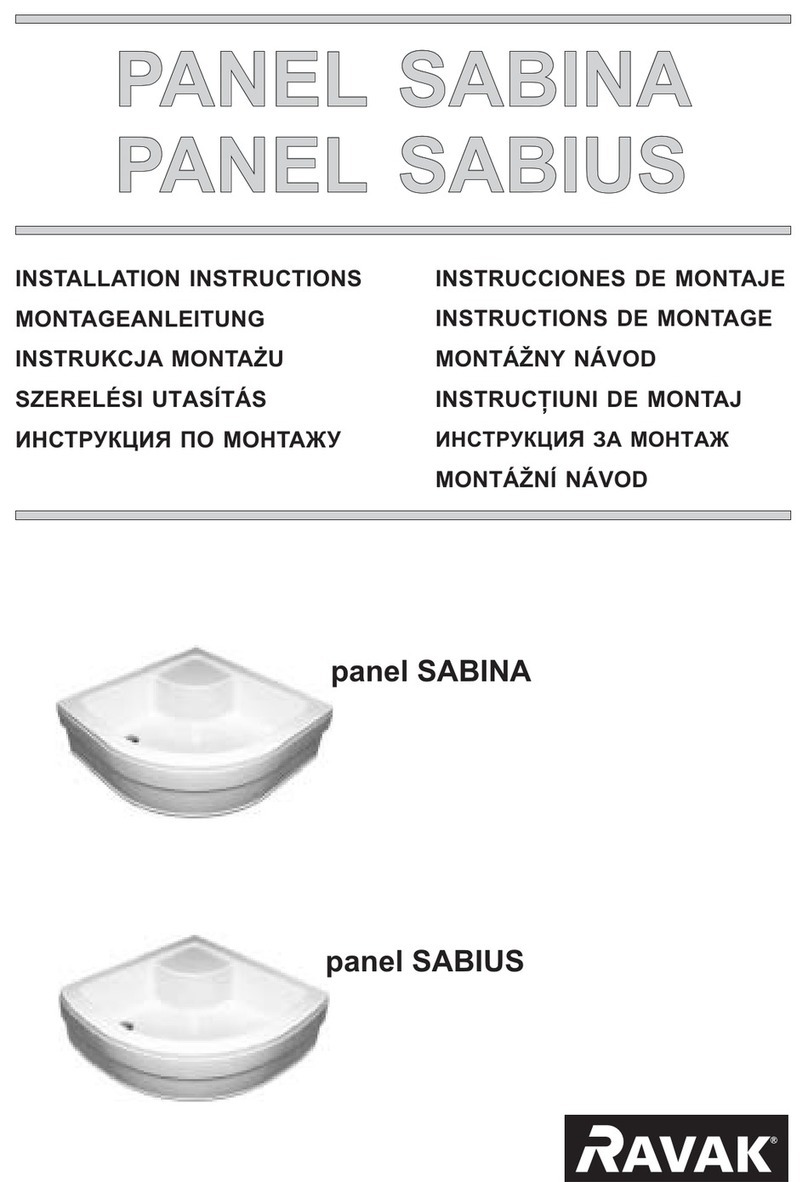 RAVAK SABINA Series User manual RAVAK SABINA Series User manual