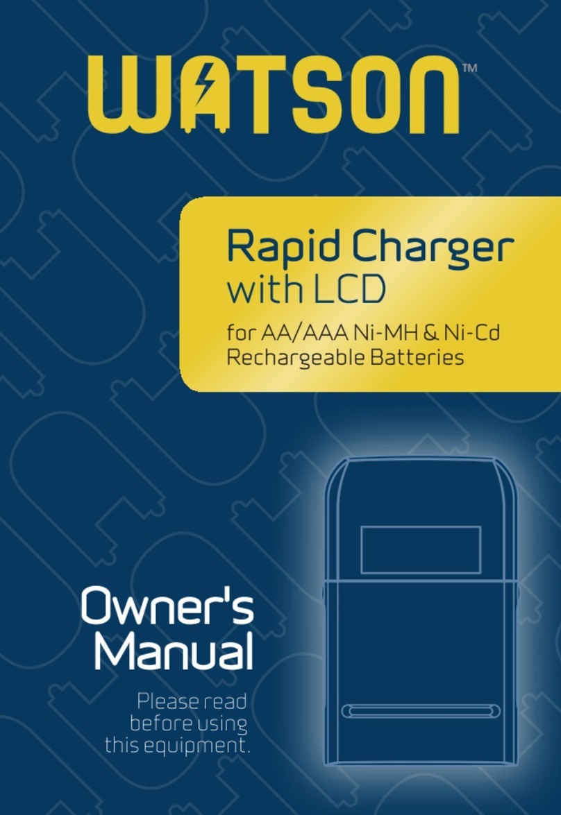 WATSON Rapid Charger owner's manual