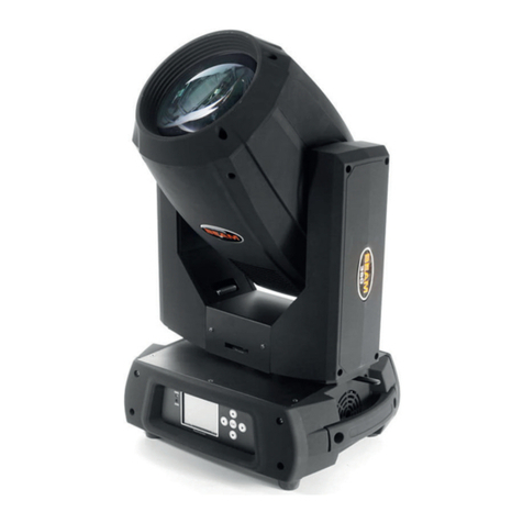 Flash MOVING HEAD BEAM 17R user manual