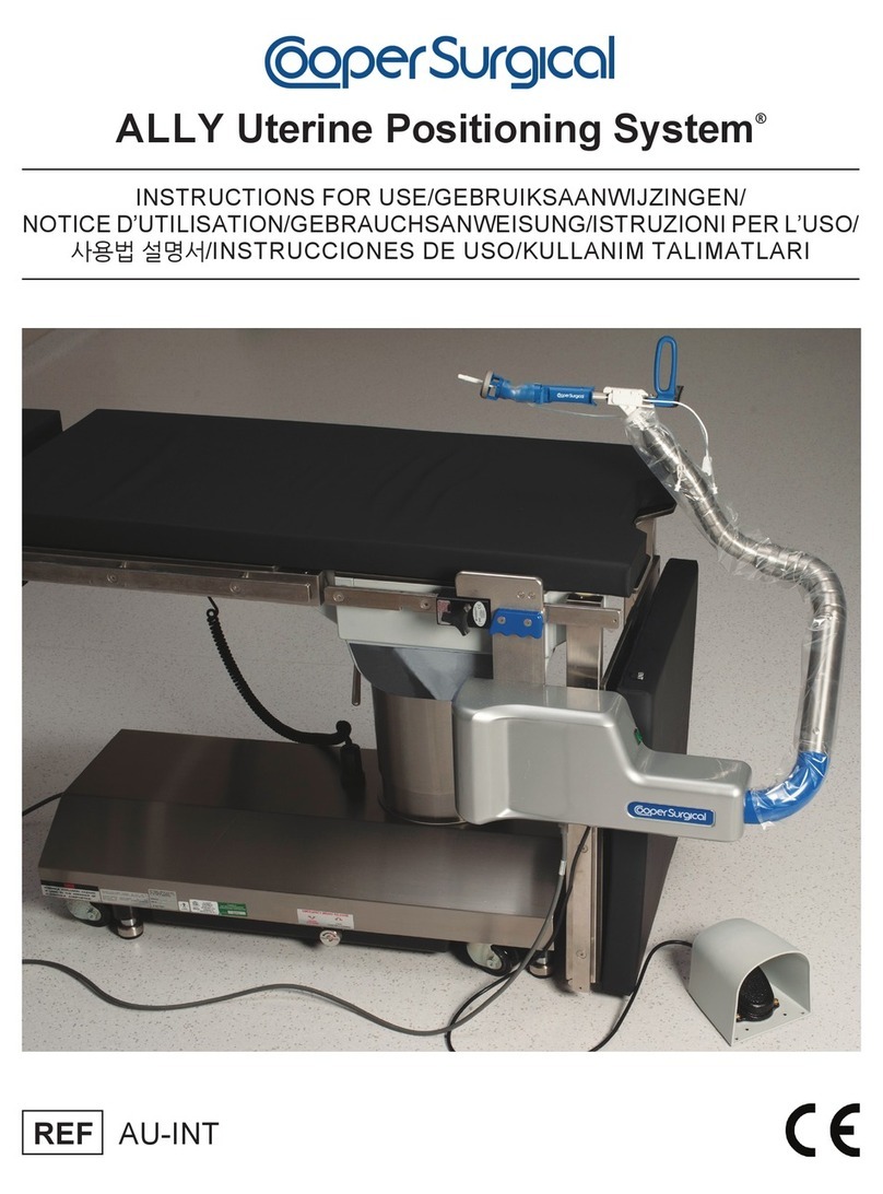 Cooper Surgical ALLY Uterine Positioning System Instructions for use
