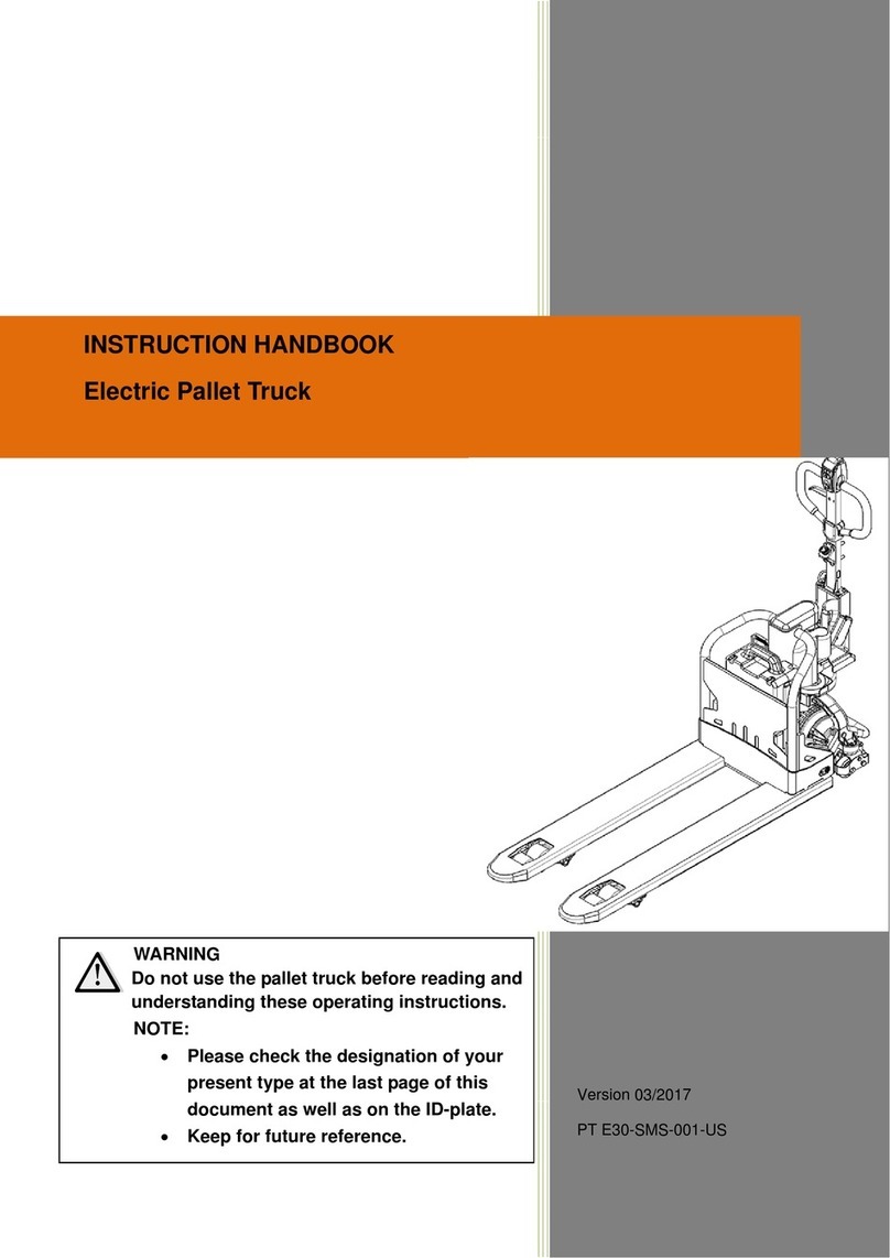 Noblelift PT E30 Instruction handbook