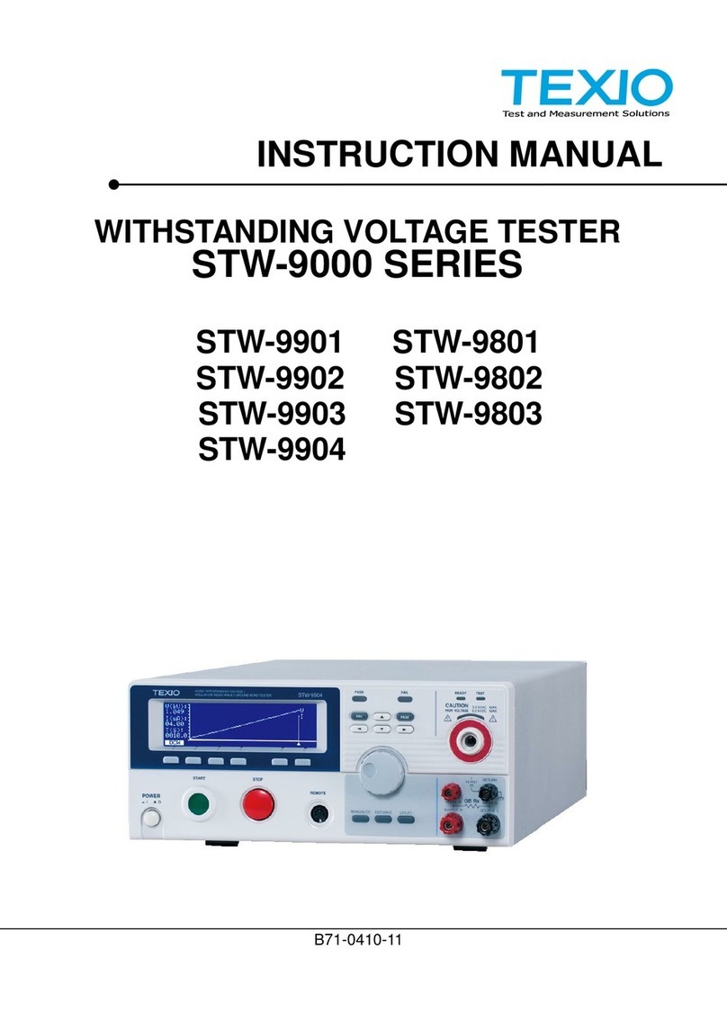 TEXIO STW-9000 Series instruction manual