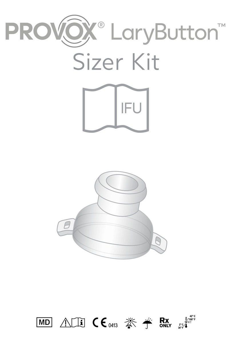PROVOX LaryButton Sizer Kit User manual