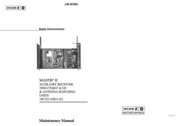 Ericsson MASTR II User manual