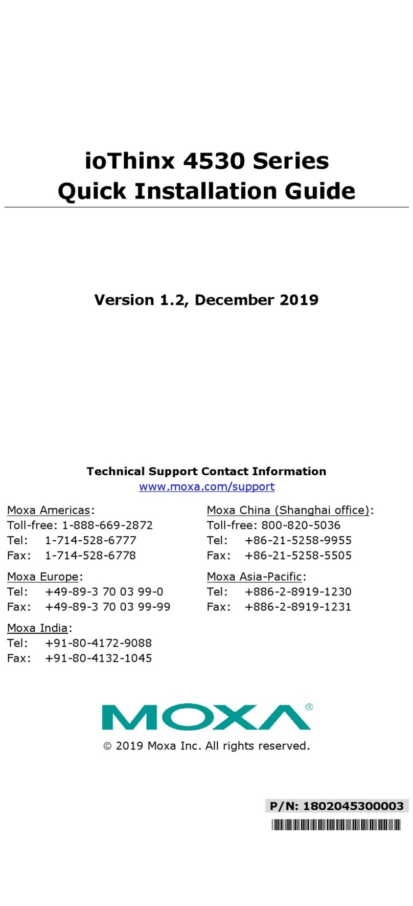 Moxa Technologies ioThinx 4530 Series User manual