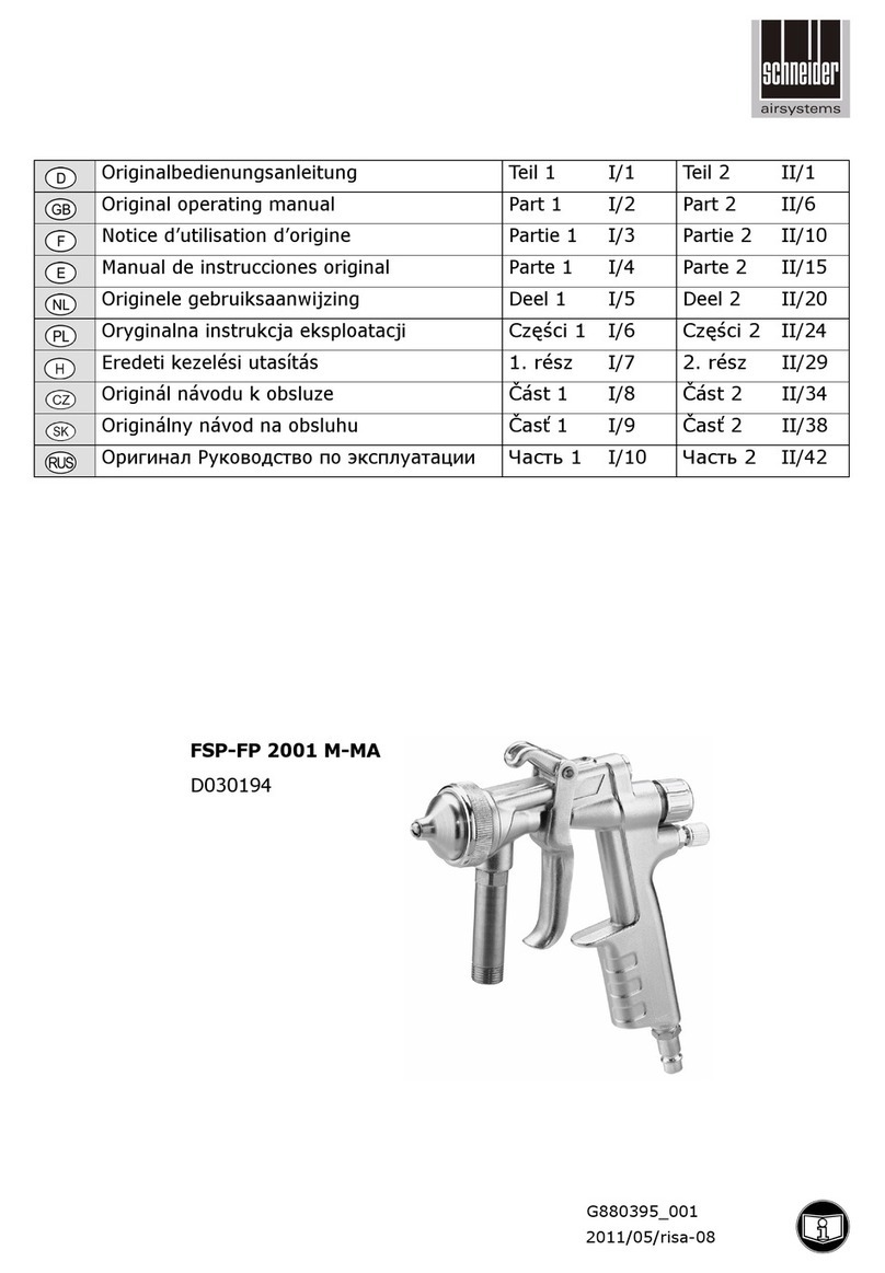 Schneider Airsystems FSP-FP 2001 M-MA Installation instructions