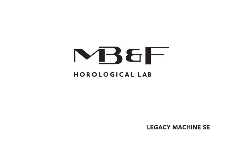 MB&F LEGACY MACHINE SE operating instructions