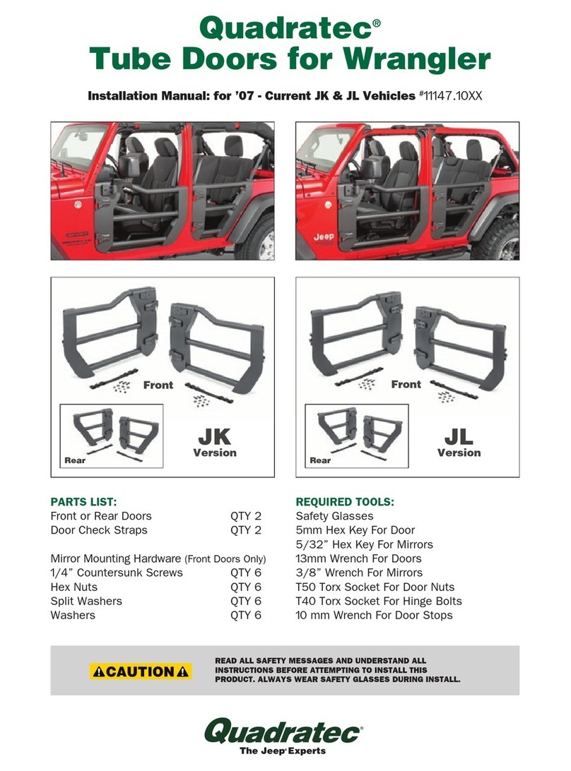 Quadratec 11147.10 Series installation manual