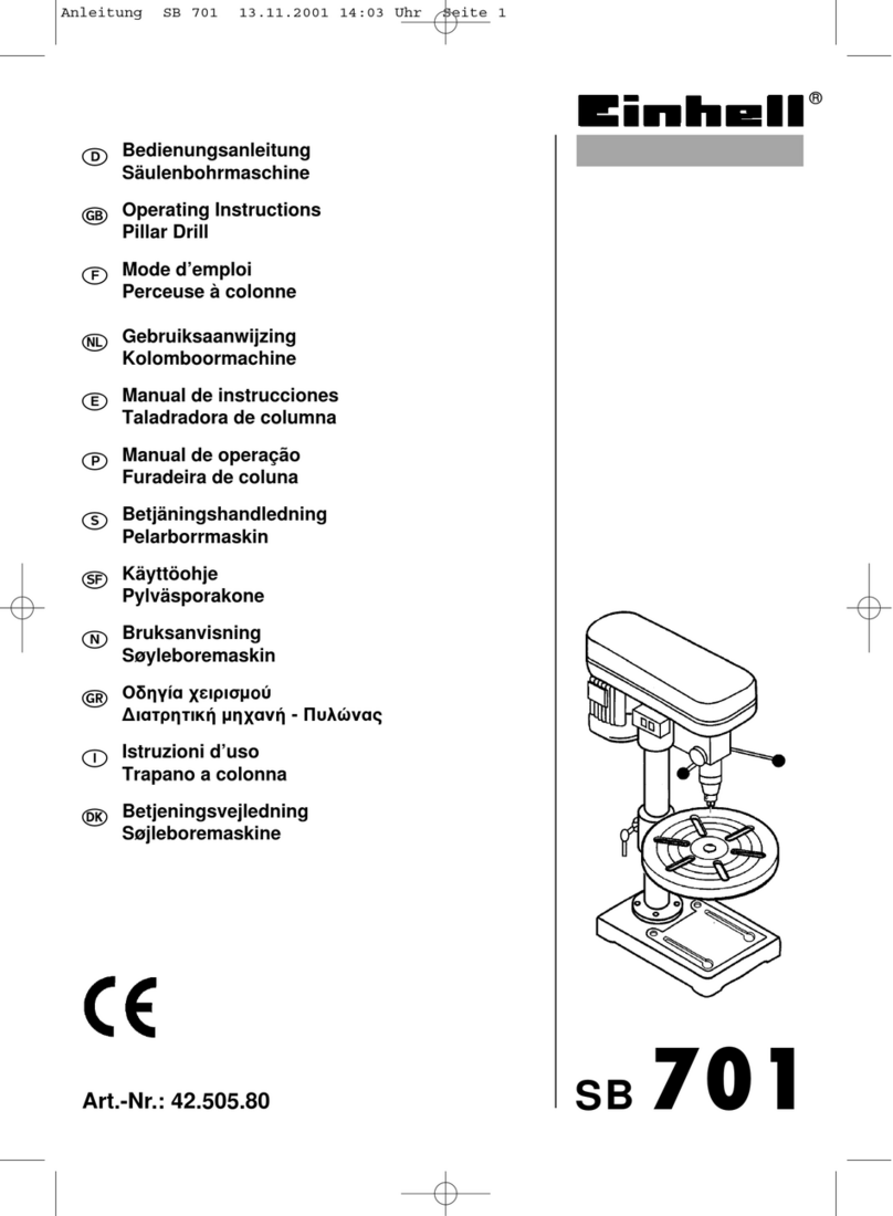 EINHELL SB 701 User manual
