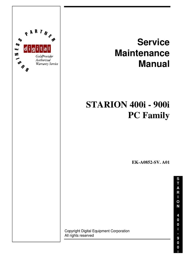 Digital Equipment Starion Series Service maintenance manual
