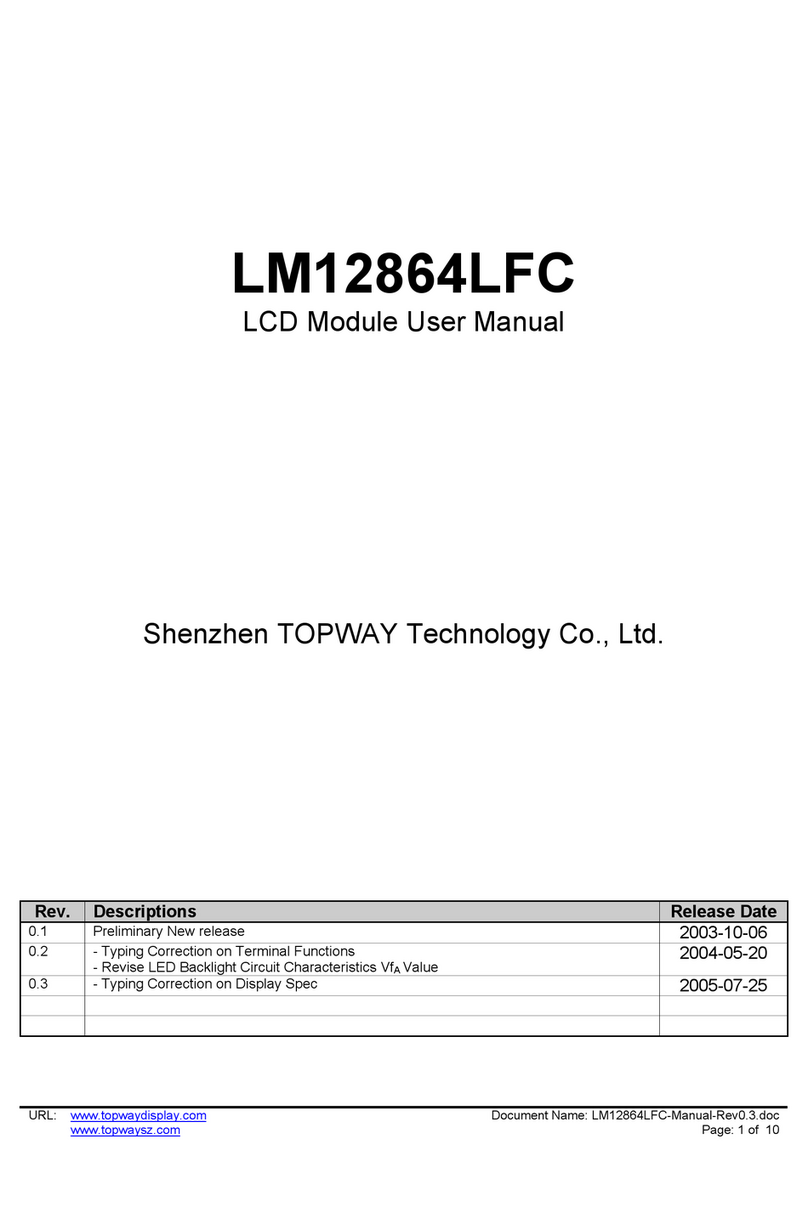 Topway LM12864LFC user manual