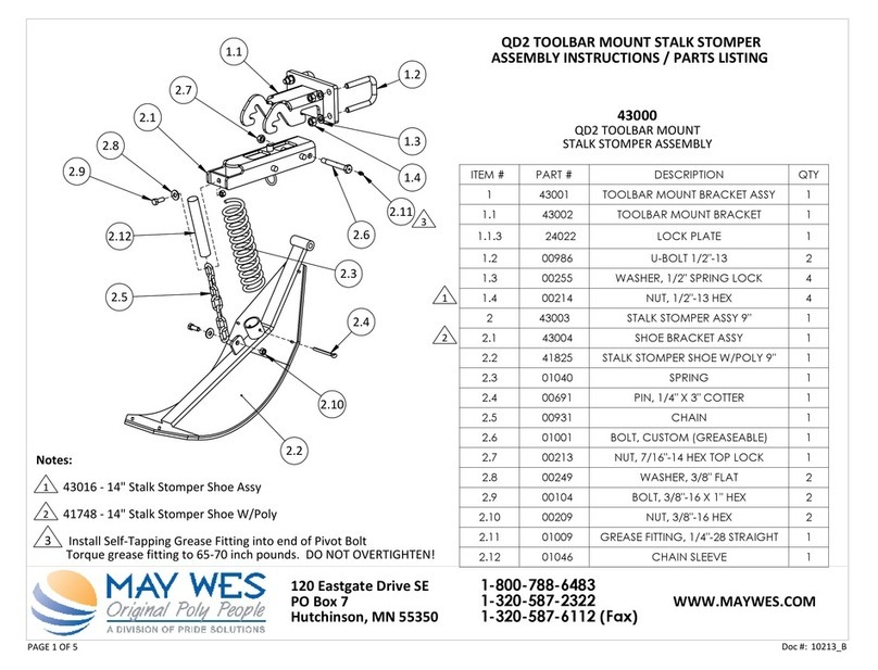 May Wes QD2 Assembly instructions