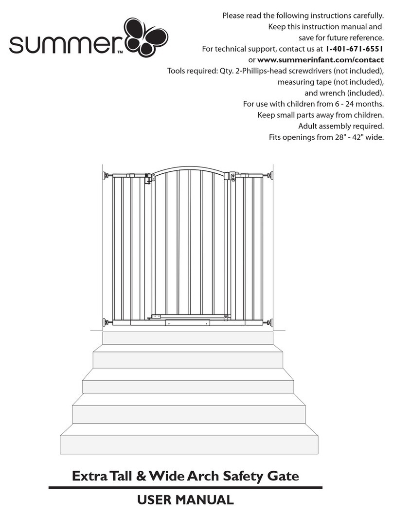 Summer Extra Tall & Wide Arch User manual