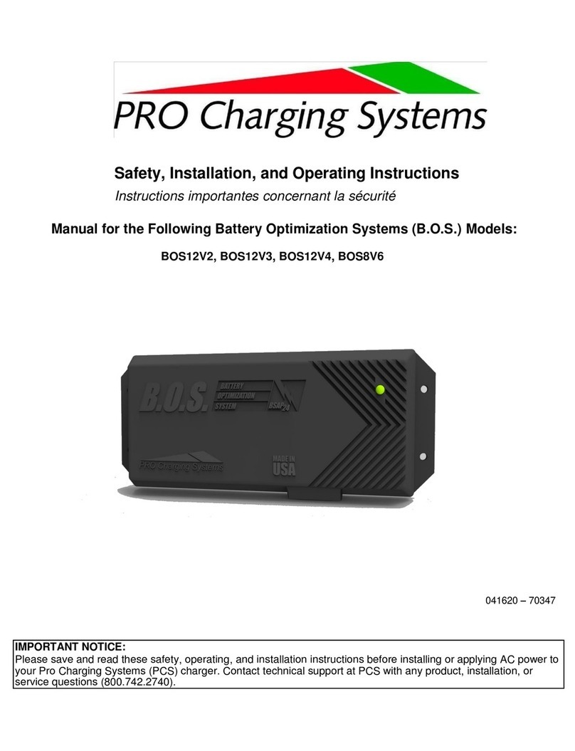 Pro Charging Systems BOS12V2 Safety, installation and operating instructions Pro Charging Systems BOS12V2 Safety, installation and operating instructions