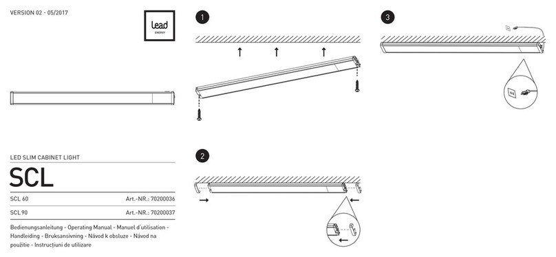 LEAD energy SCL Series operating manual