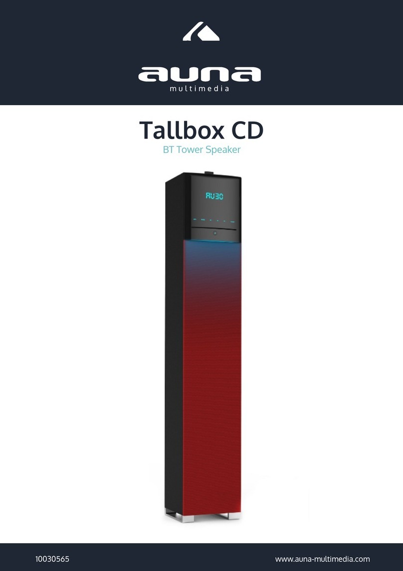 auna multimedia Tallbox CD user manual