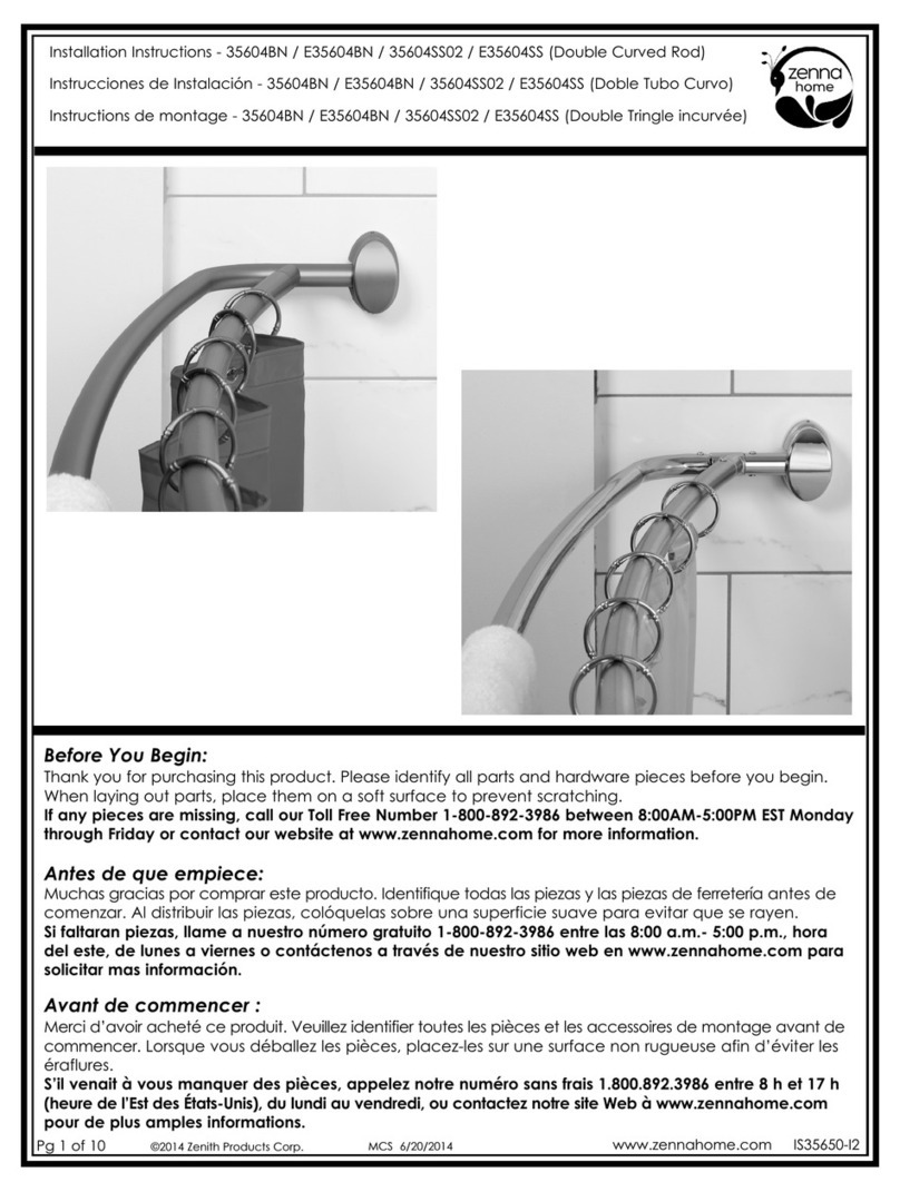 Zenna Home 35604BN User manual Zenna Home 35604BN User manual