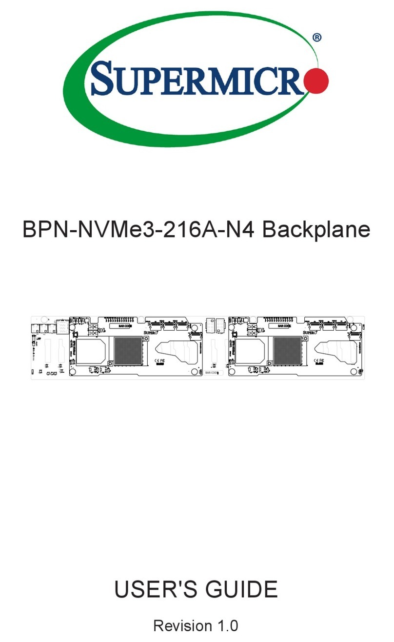 Supermicro BPN-NVMe3-216A-N4 User manual
