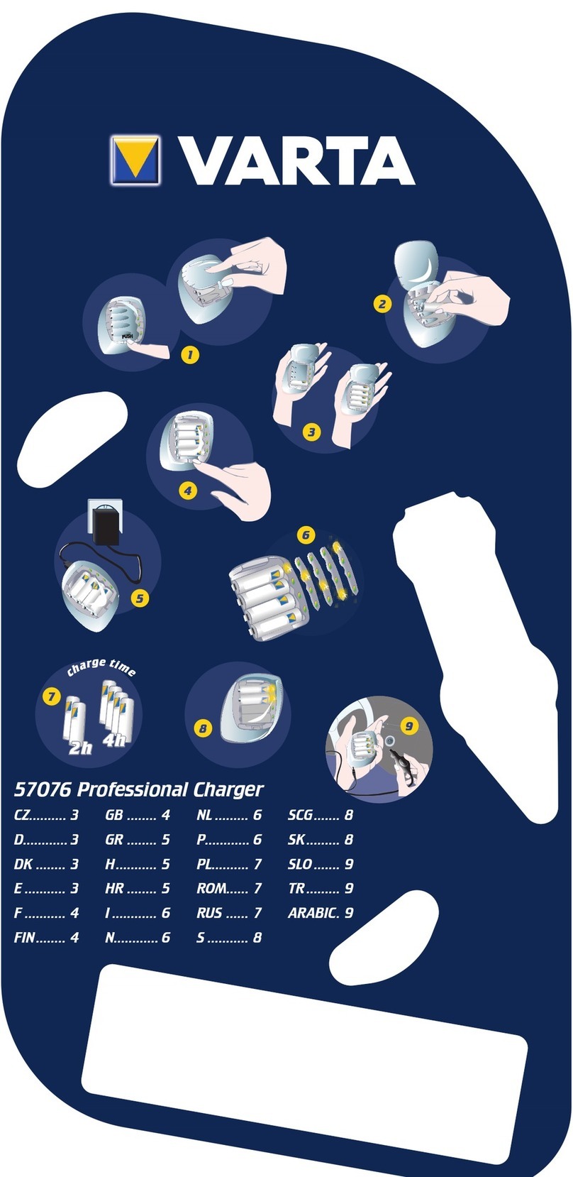 Varta 57076 manual