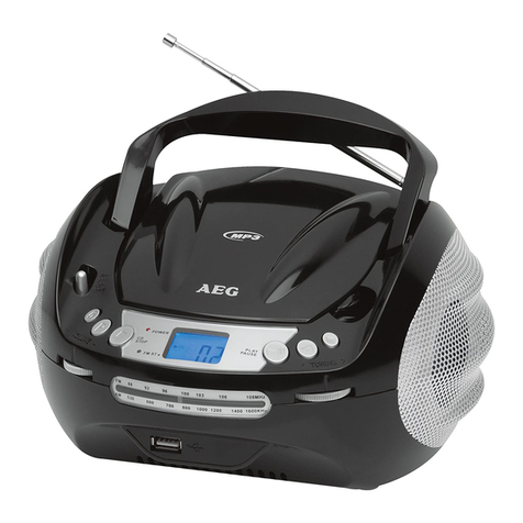 AEG SR 4346 CD MP3 User manual