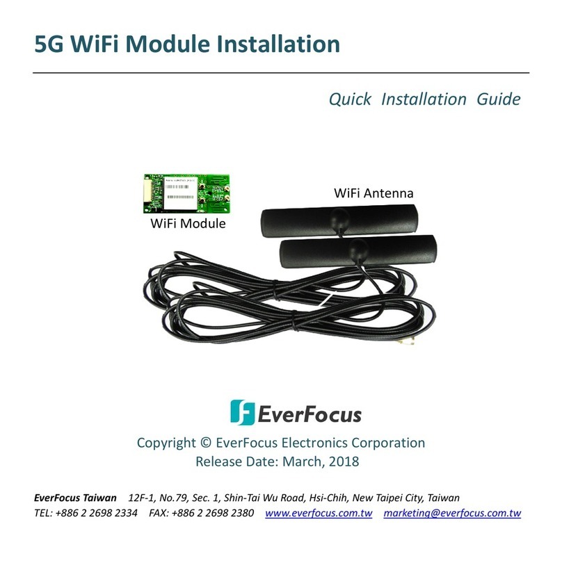 EverFocus HD Series Quick installation guide