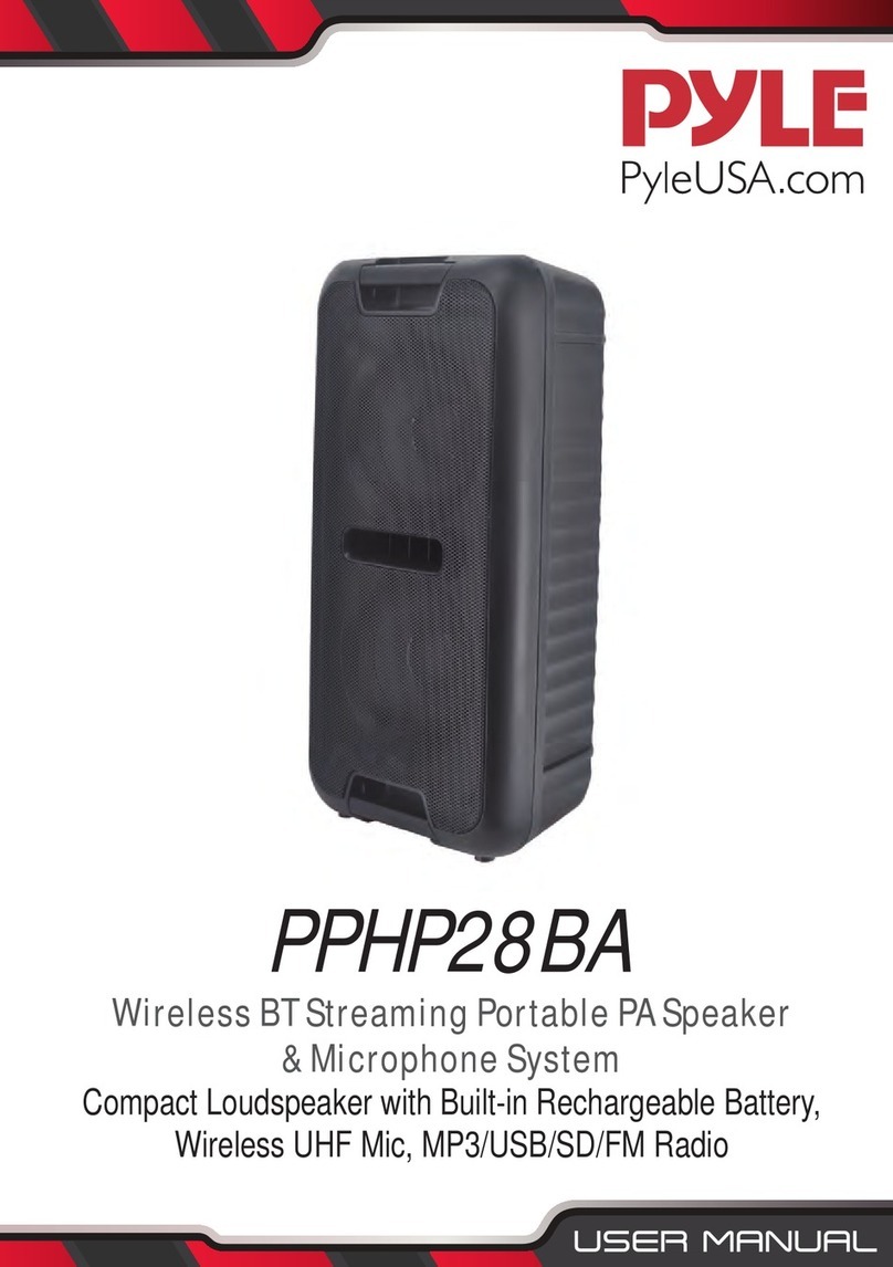 Pyle PPHP28BA User manual Pyle PPHP28BA User manual