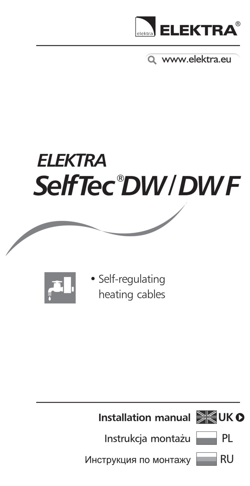 ELEKTRA SelfTec DW installation manual