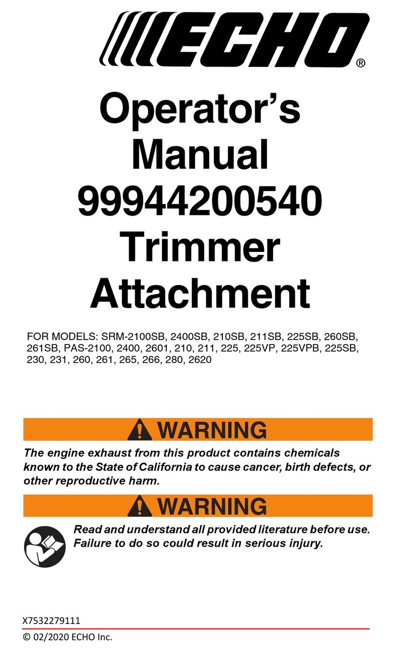 Echo 99944200540 Operator's manual