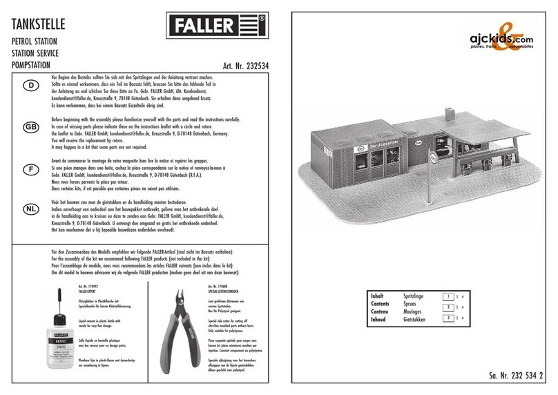 Faller 232534 User manual