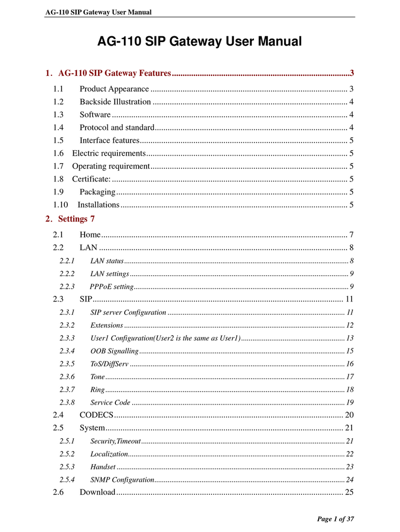 ATCOM AG-110 user manual