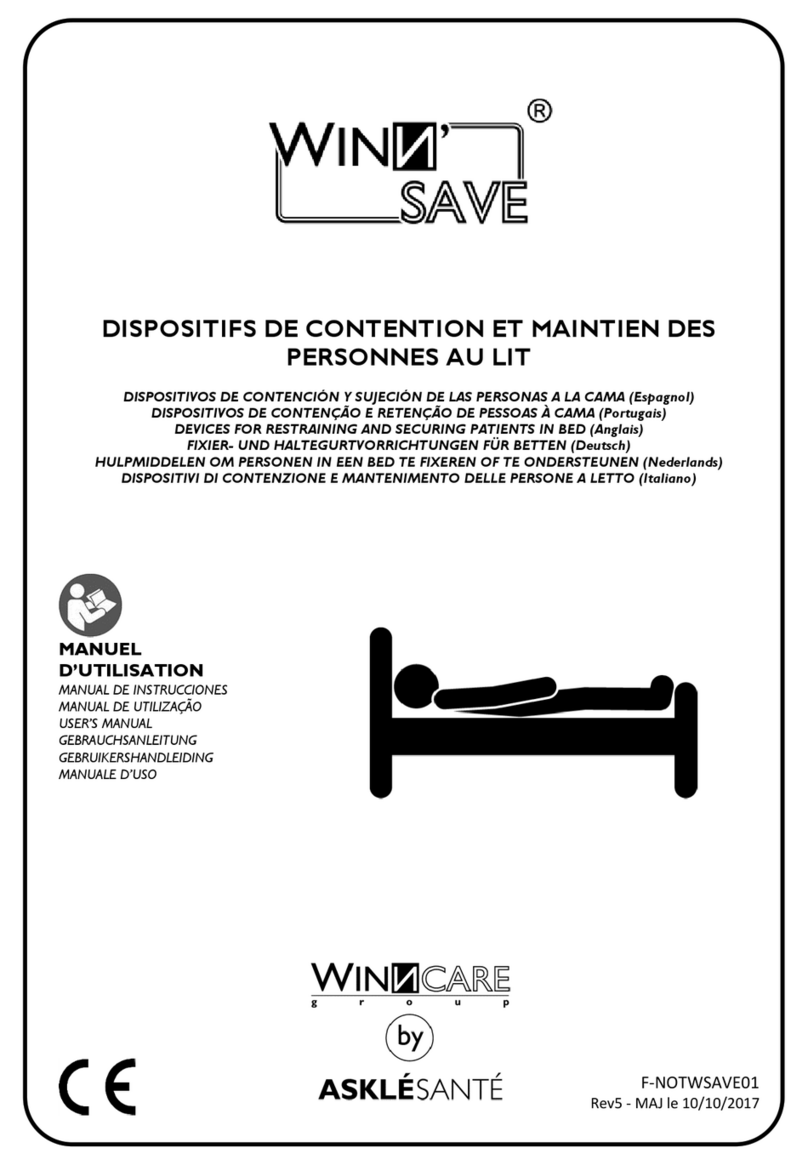 Askle Sante Winn'SAVE Winncare F-NOTWSAVE01 user manual