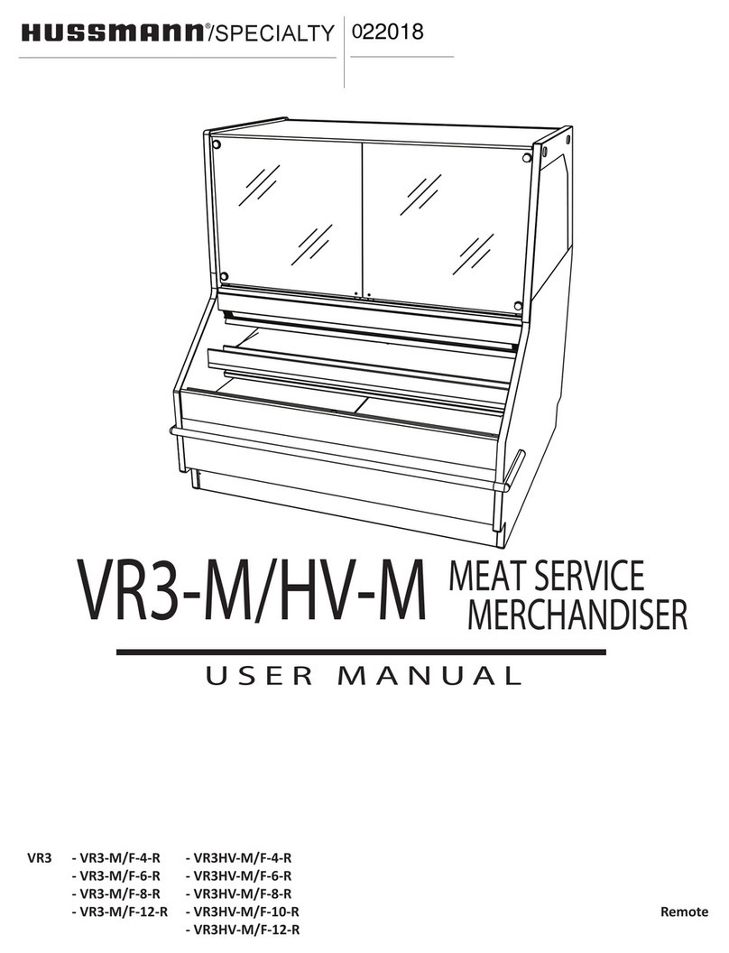 Hussmann VR3-M Series User manual