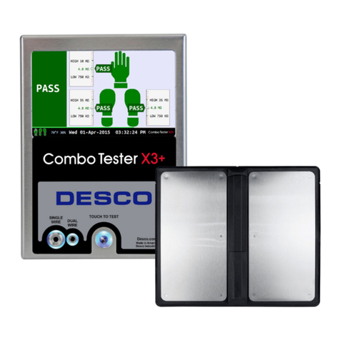 Desco Combo Tester X3+ Installation and operating instructions