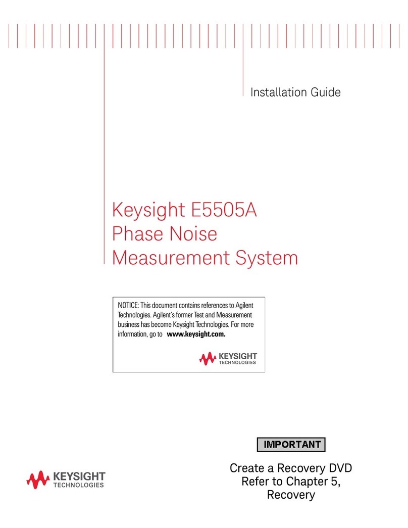 Keysight E5505A User manual